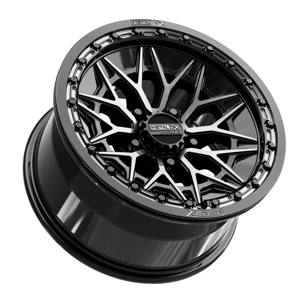 MetalFX Alpha R Beadlock - Gloss Black DDT Face - Image 2