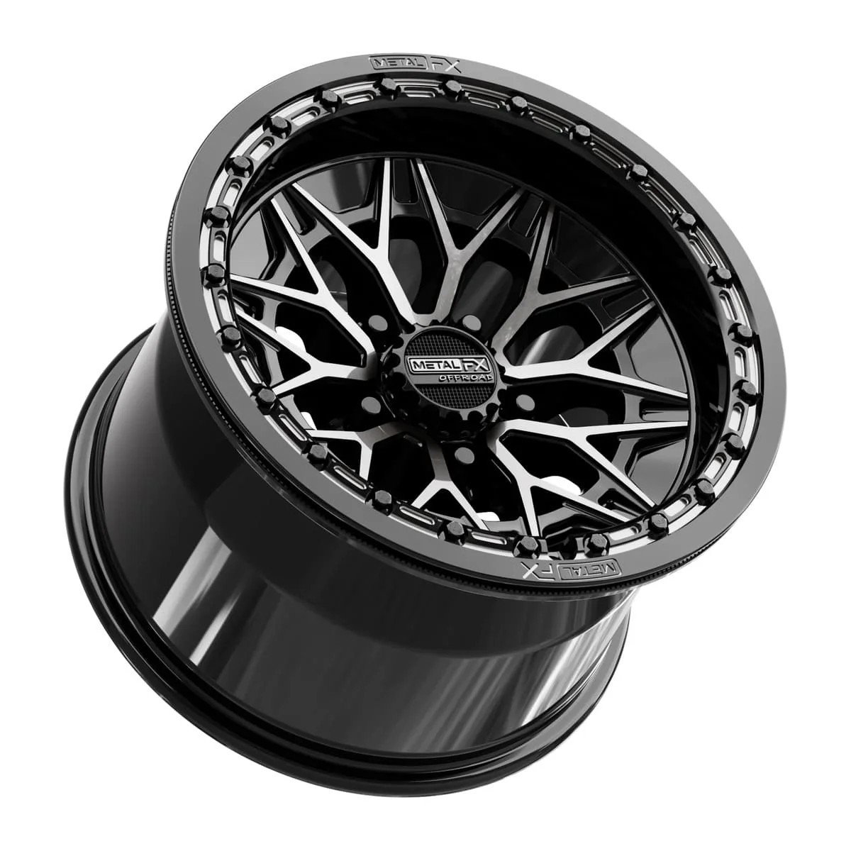 MetalFX Alpha R Beadlock - Gloss Black DDT Face - Image 4