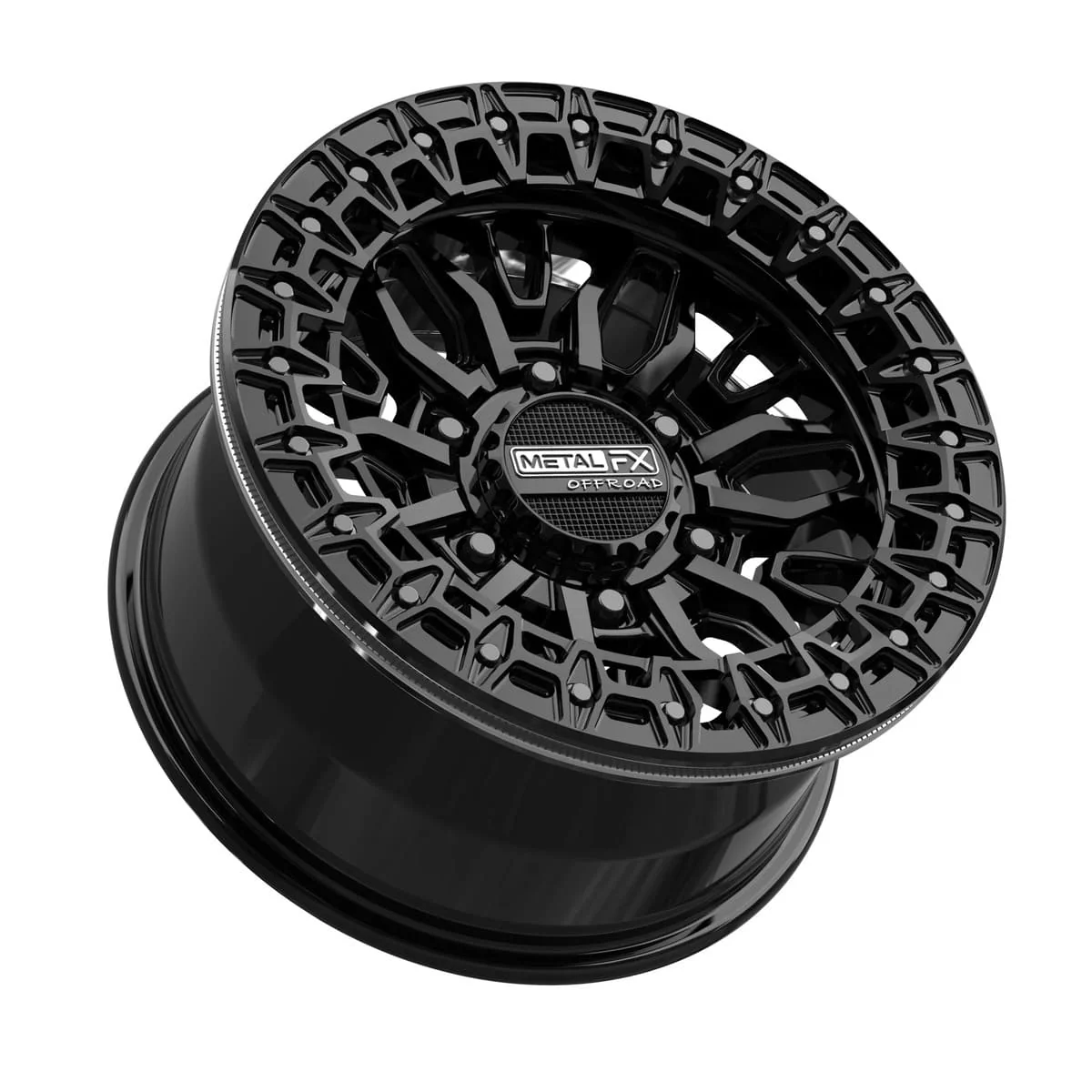 MetalFX Mayhem 6R Beadlock - Gloss Black - Image 2