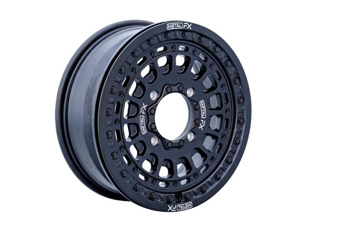 MetalFX OffRoad Hitman 15X6 Black Beadlock & Maxxis Roxxzilla Radial Wheel & Tire Kit - Image 2