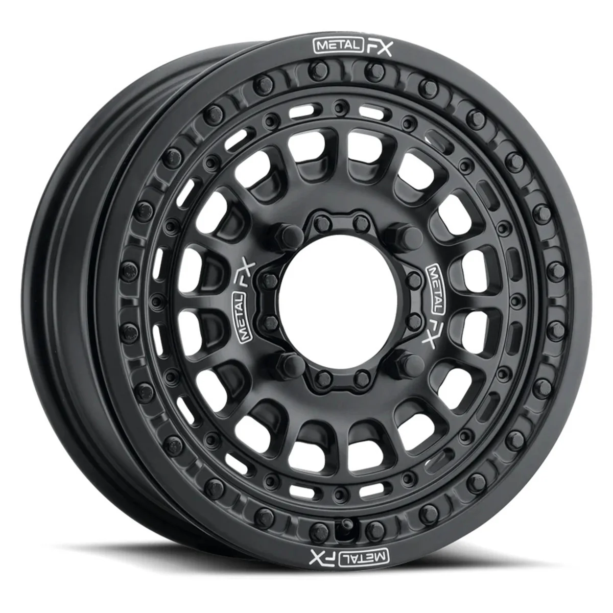 MetalFX OffRoad Hitman 15X6 Black Beadlock & Maxxis Roxxzilla Radial Wheel & Tire Kit - Image 4