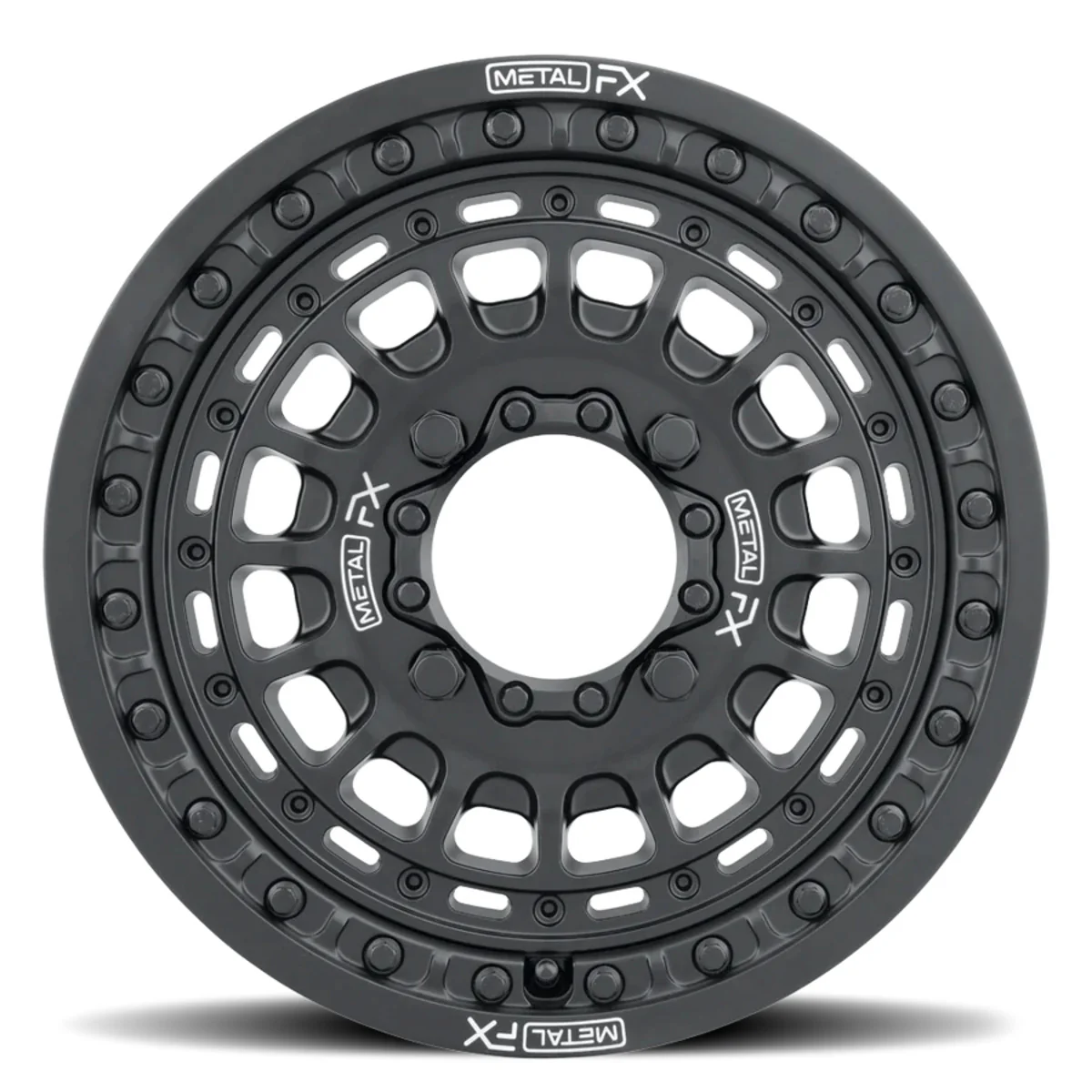 MetalFX OffRoad Hitman 15X6 Black Beadlock & Maxxis Roxxzilla Radial Wheel & Tire Kit - Image 5