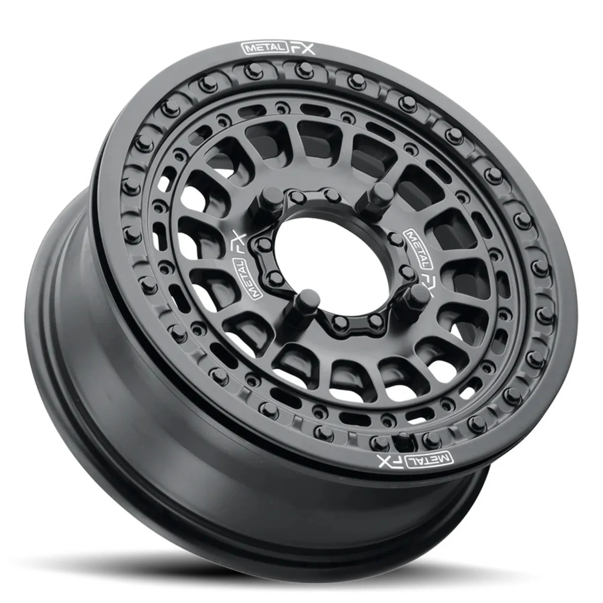 MetalFX OffRoad Hitman 15X6 Black Beadlock & Maxxis Roxxzilla Radial Wheel & Tire Kit - Image 7