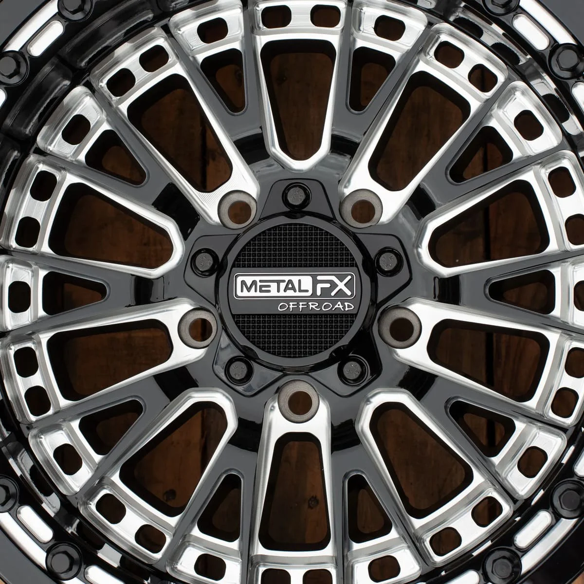 MetalFX Slayer R Beadlock - Gloss Black Contrast Cut - Image 3