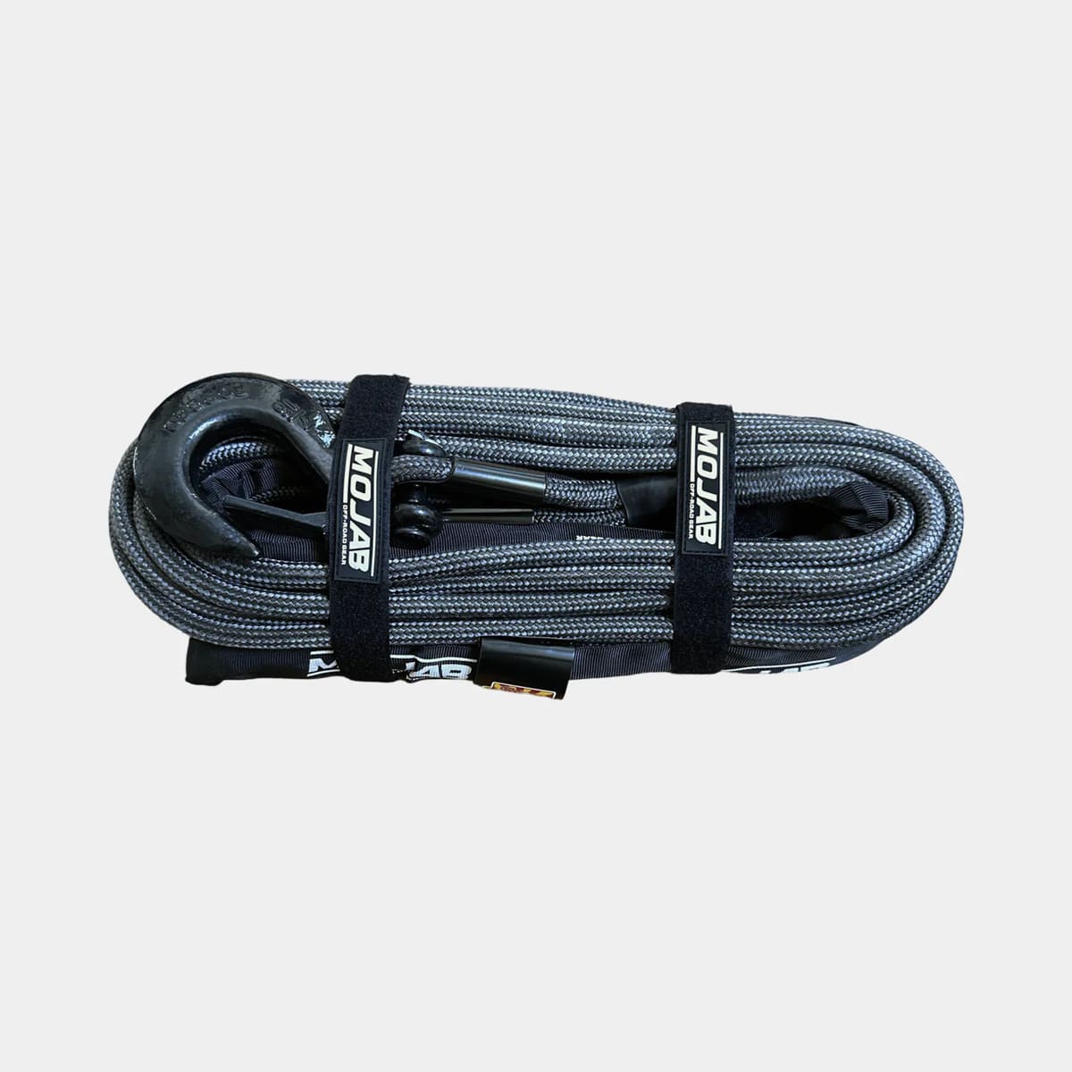Mojab Off-Road 3/8" x 85' Double Braided Winch Rope with Removeable Forged Winch Hook - Image 4