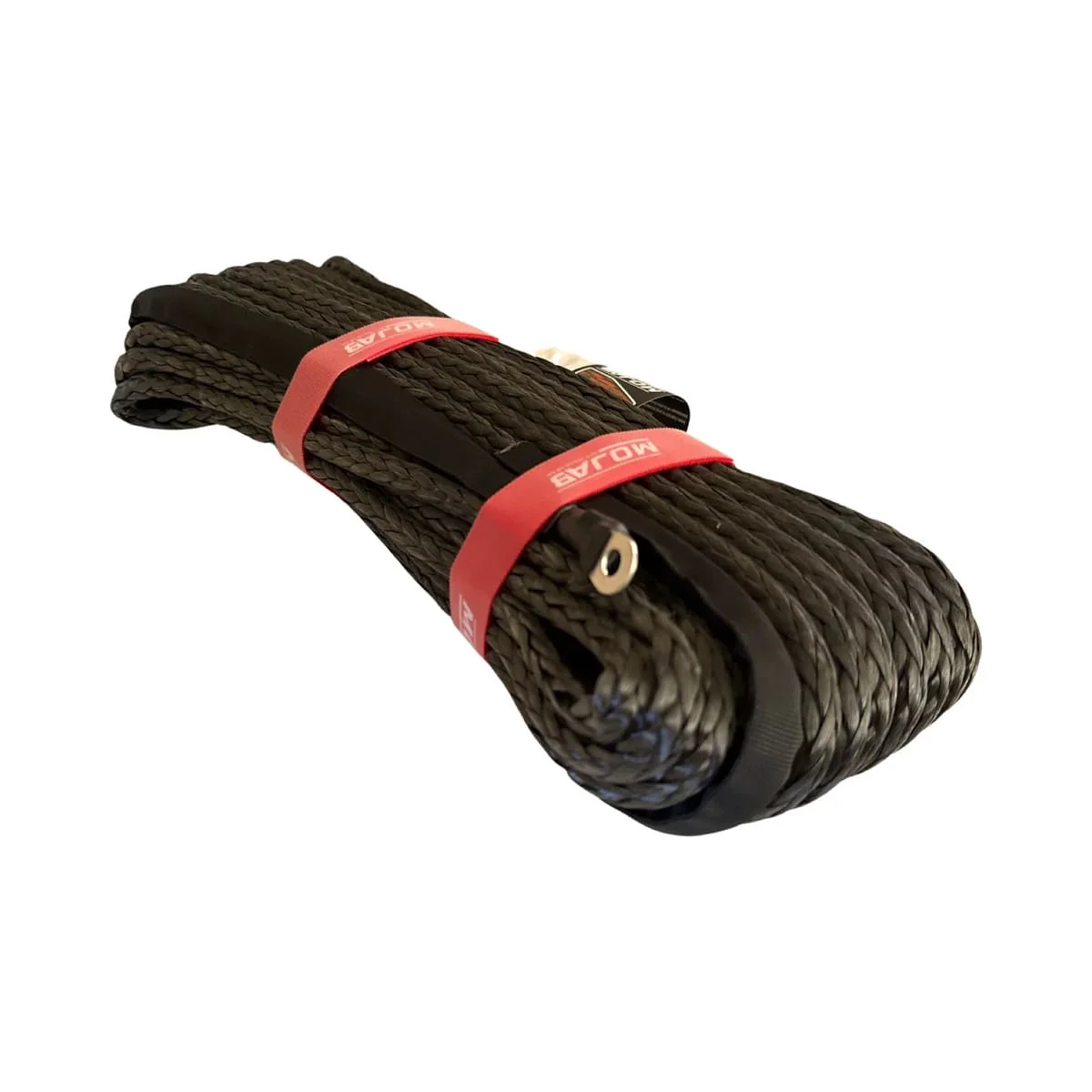 Mojab Off-Road 3/8" x 85' Synthetic Winch Rope with Forged Winch Hook - Image 2