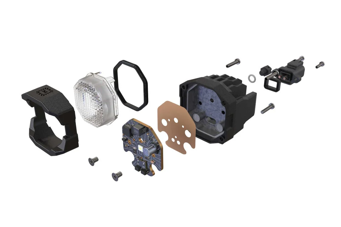 Morimoto 1 Banger LED Pods - HXB Wide Beam - Image 4