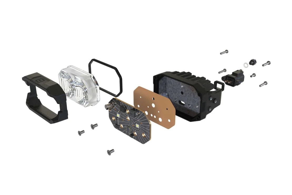 Morimoto 2 Banger LED Pods - NCS Spot Beam - Image 4