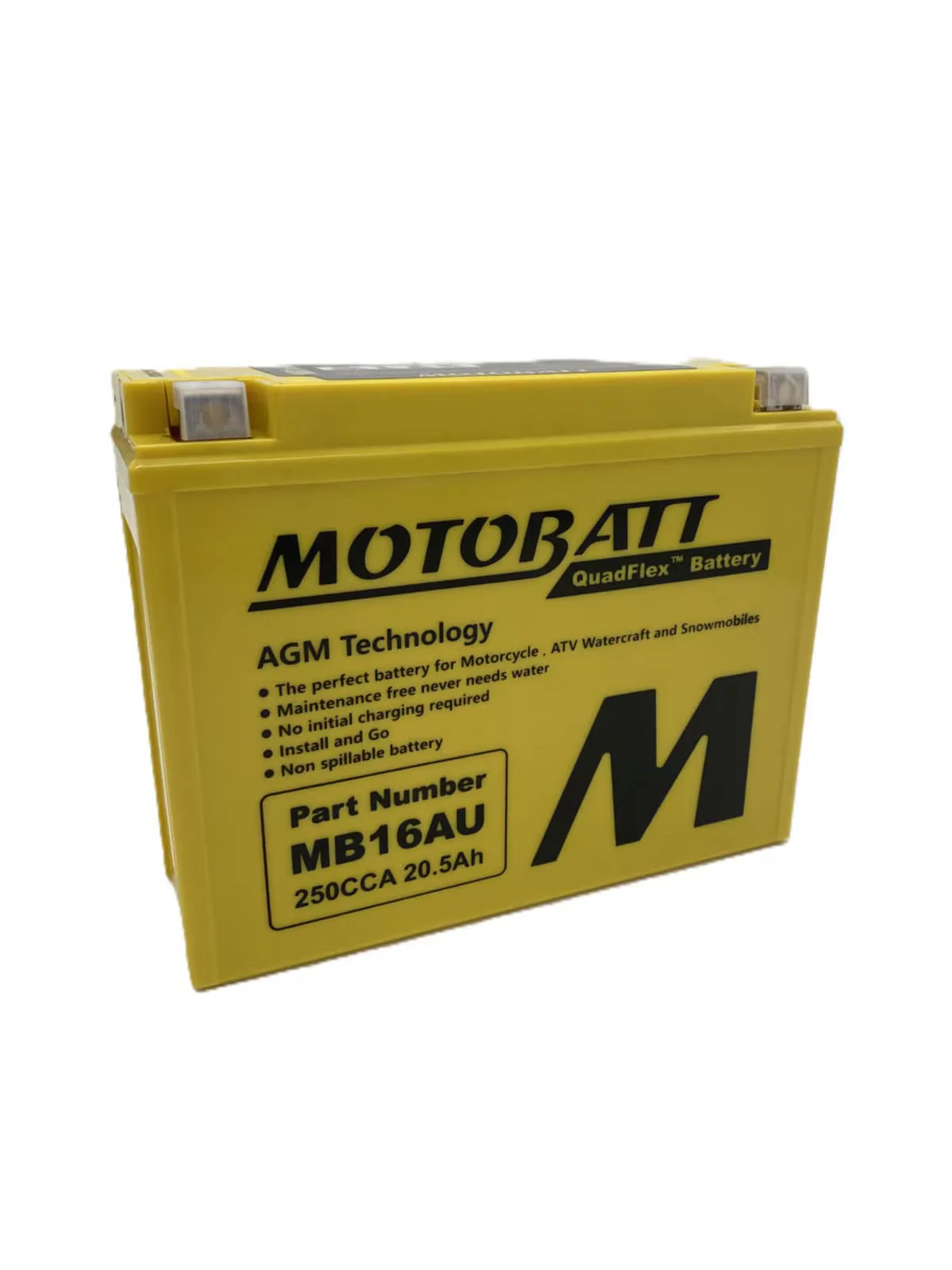 Motobatt 12V AGM Battery - MB16AU - Image 4