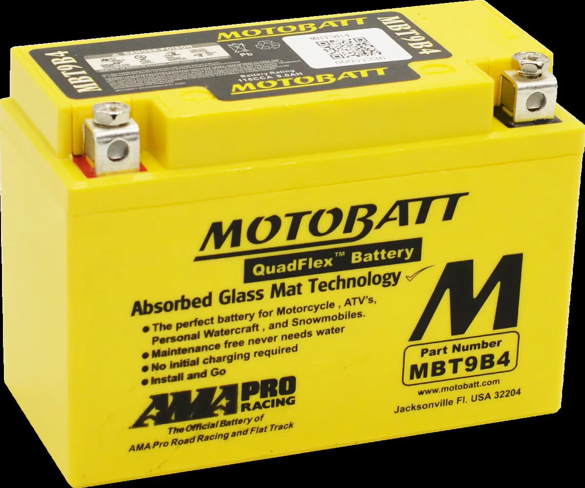 Motobatt 12V AGM Battery - MBT9B-4 - Image 3