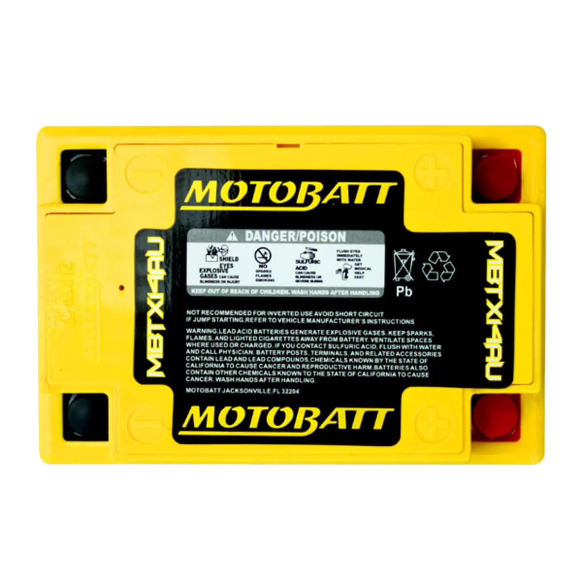 Motobatt 12V AGM Battery - MBTX14AU - Image 3