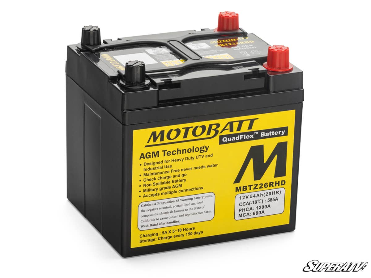 MotoBatt Polaris RZR Battery Replacement