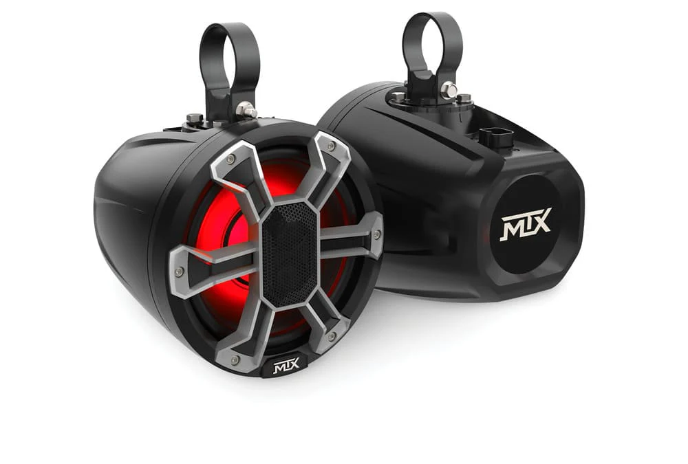 MTX Audio 6.5" & 8" Weather-Resistant UTV Speaker Pods Pair with RGB Lighting - Image 3