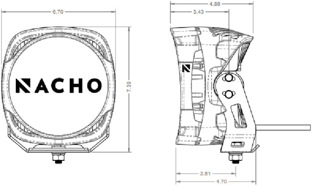 Nacho Offroad Lighting Grande Supreme 100 - Racer - Image 9