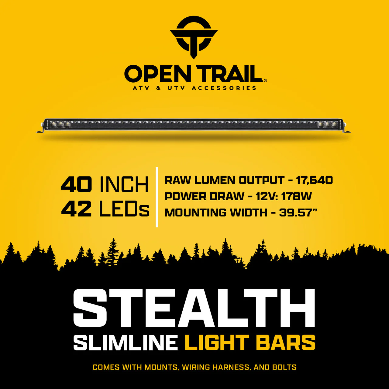 Open Trail Stealth Slimline LED Light Bar - Image 9