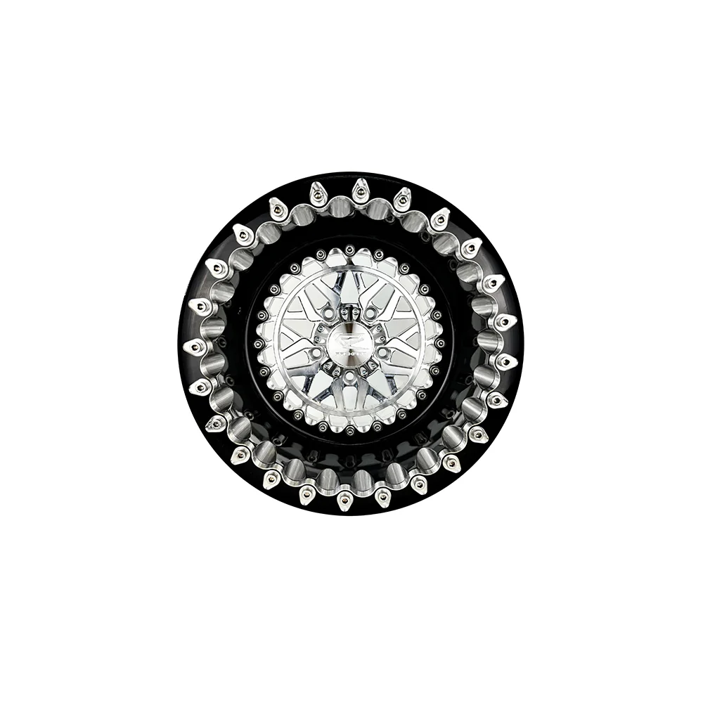 Packard Performance Apollo FF Forged Beadlock Wheel (5 Lug) - Silver - Image 2