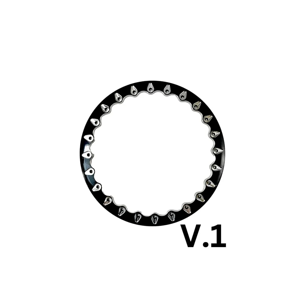 Packard Performance Element FF Forged Silver Beadlock Wheel - Image 4