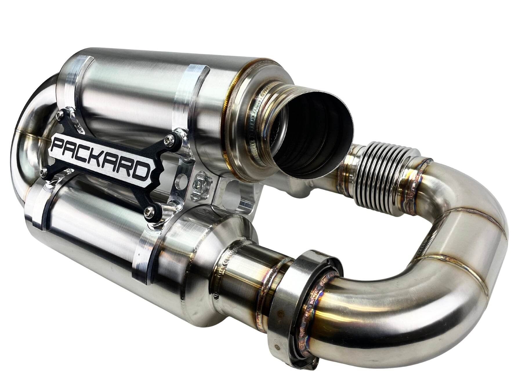 Packard Performance Polaris RZR Pro R 3” Slip Exhaust - Image 3
