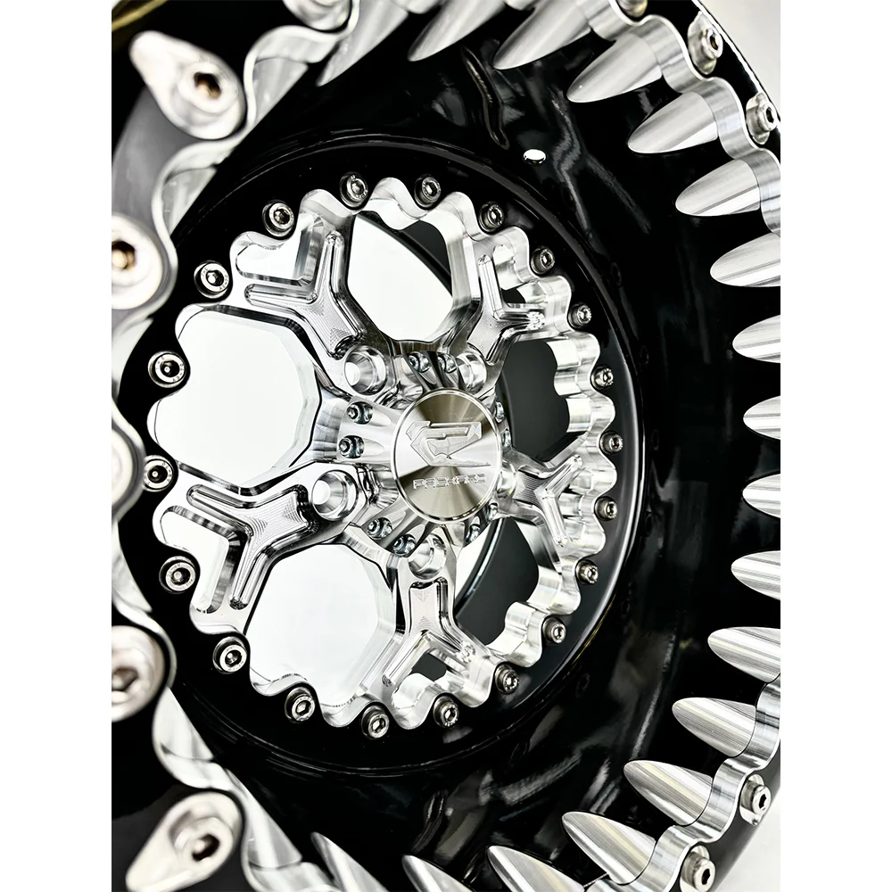 Packard Performance Pro 5 FF Forged Beadlock Wheel (5 Lug) - Silver - Image 3
