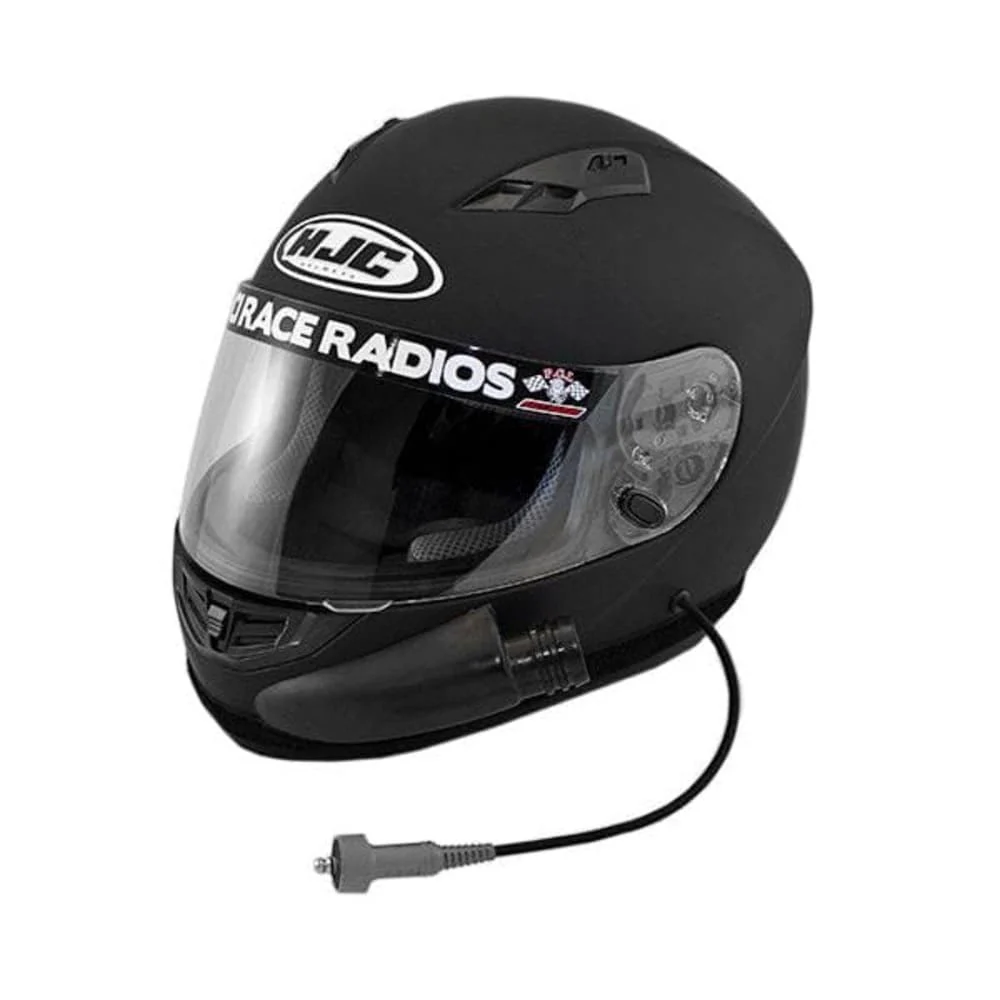 PCI Race Radios HJC CS-R3 DOT X-Small Black Helmet - Image 6