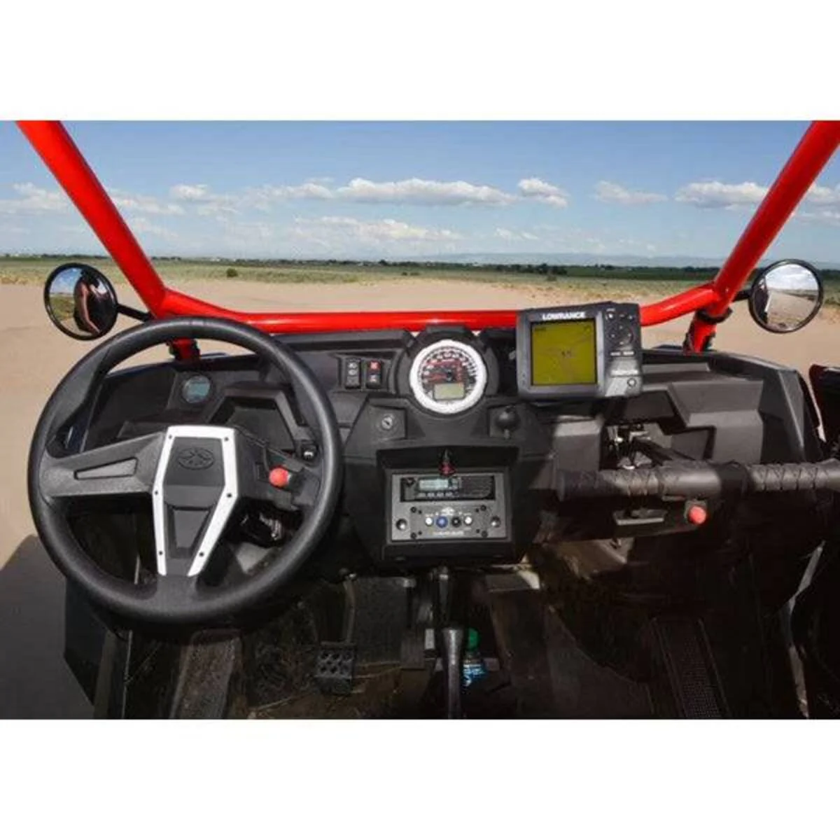 PCI Race Radios Polaris RZR Pull Open Box Replacement Radio & Intercom Bracket - Image 2