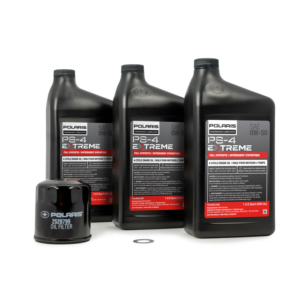 Polaris Full Synthetic 3 Quarts Oil Change Kit - Image 2