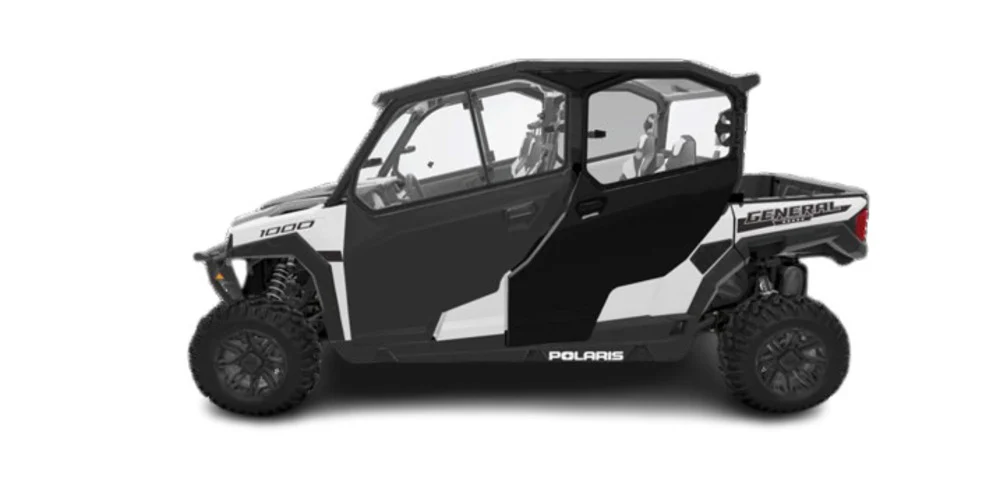 Polaris General Hinged Window Premium Rear Full Doors - Poly Set of 2