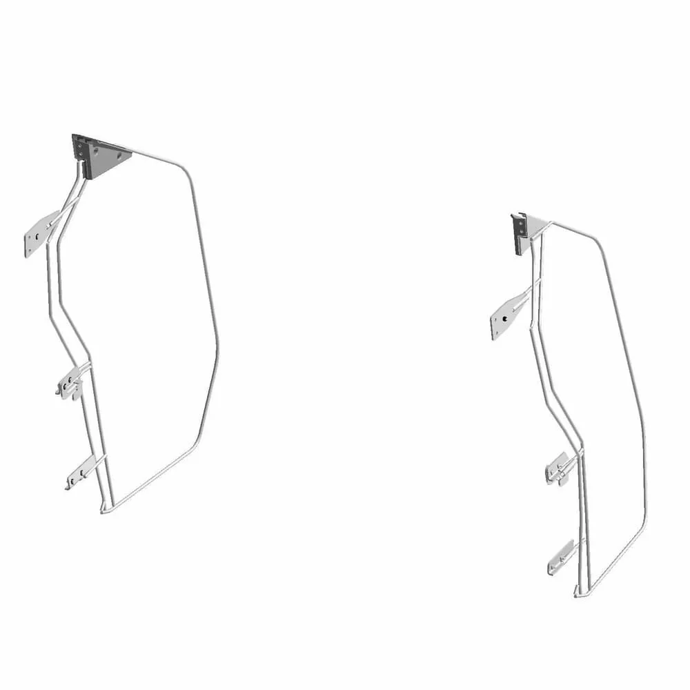 Polaris General Zip Window Canvas Front Upper Doors - Image 3