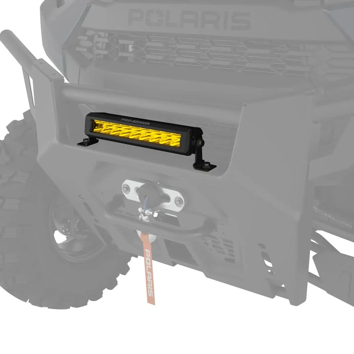 Polaris Pro Armor 11" Single-Row LED Spot Light Bar - Amber - Image 4
