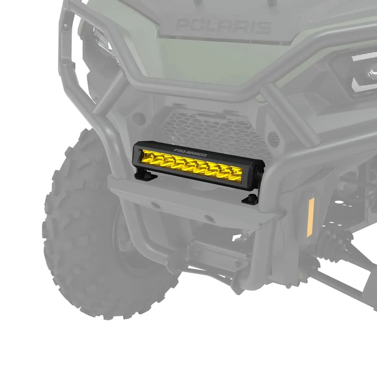 Polaris Pro Armor 11" Single-Row LED Spot Light Bar - Amber - Image 8