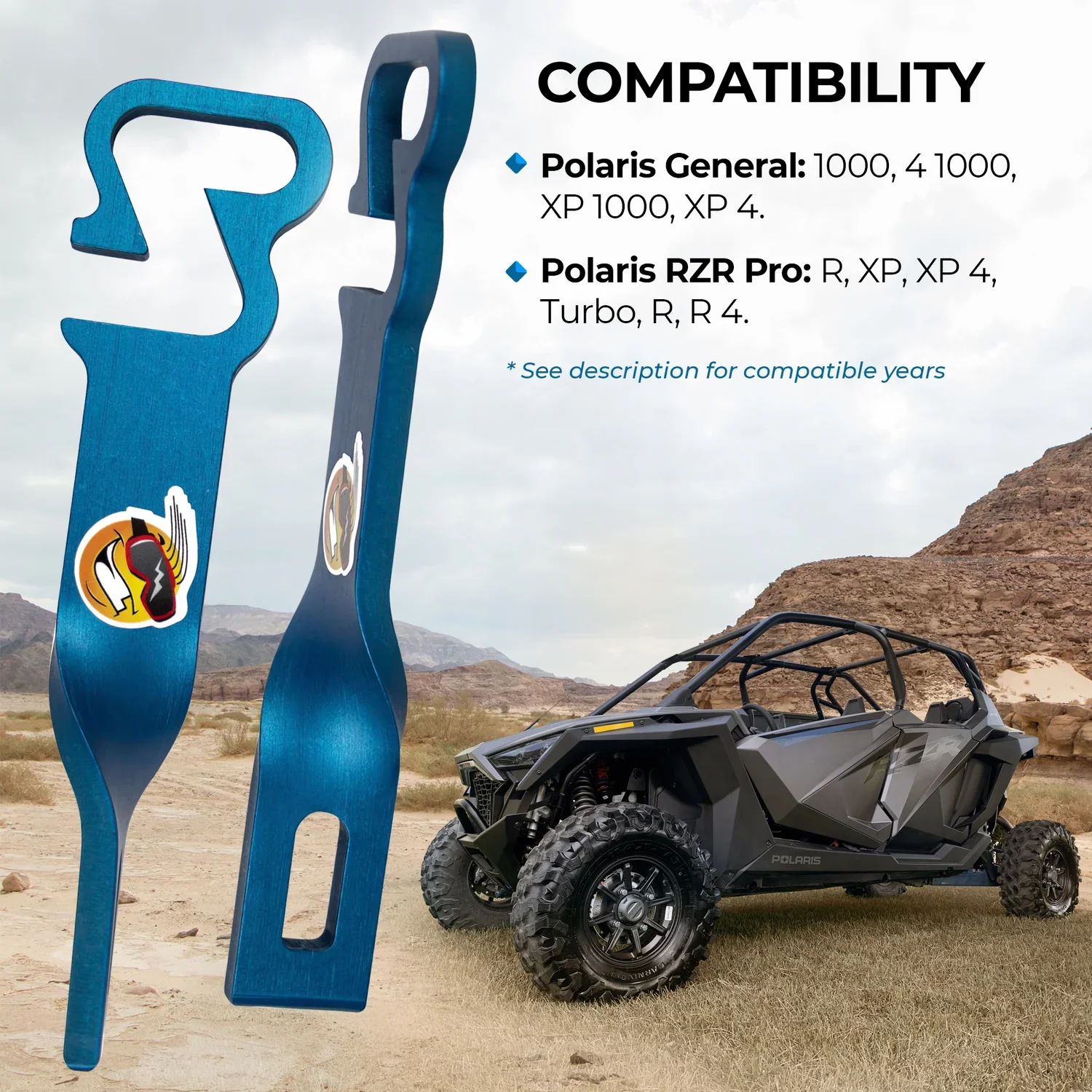 Polaris Pro XP / R / Turbo R Easy Cool UTV Door Latches - Image 2