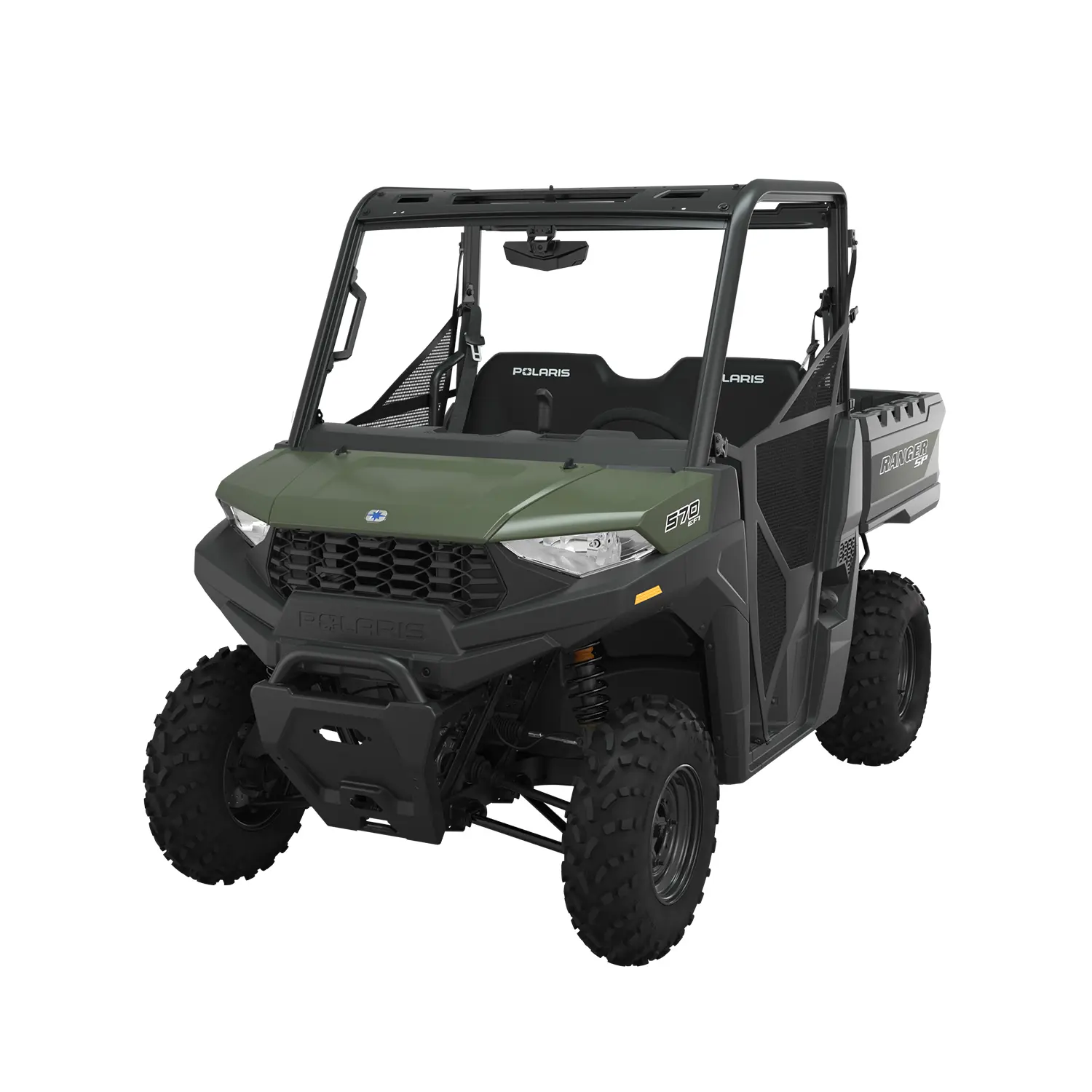 Polaris Ranger SP 570 Rear View Convex Weatherproof Mirror Vehicle Frame Mounted - Image 3