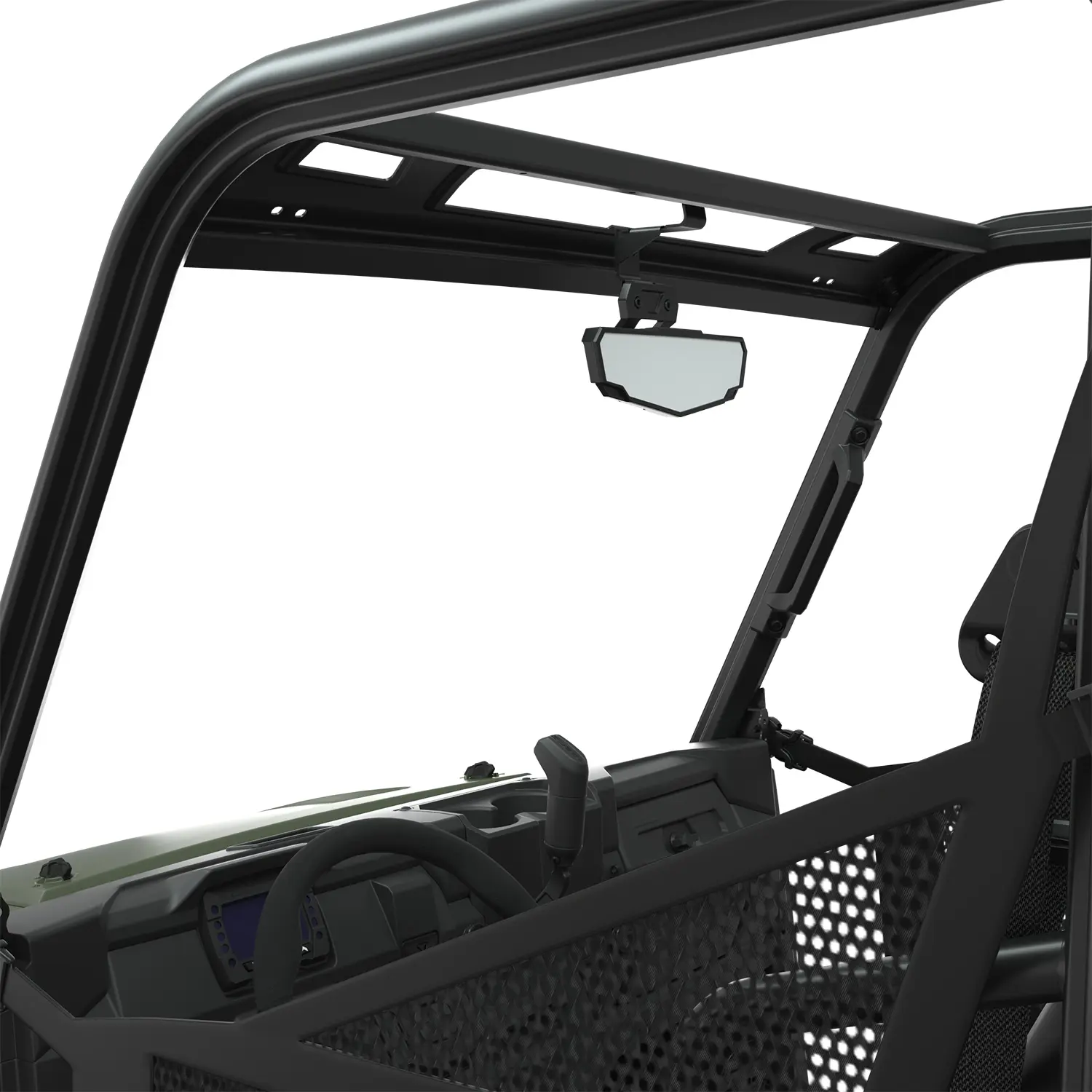 Polaris Ranger SP 570 Rear View Convex Weatherproof Mirror Vehicle Frame Mounted - Image 5