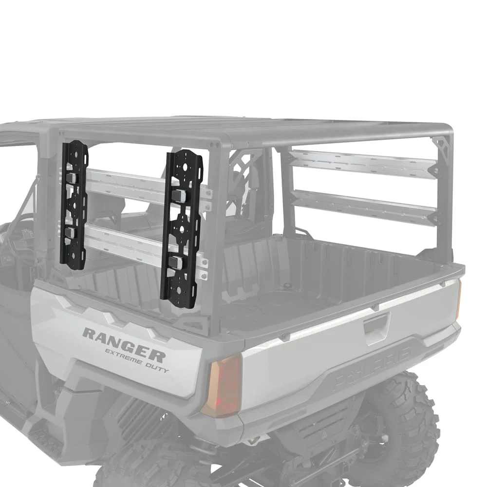 Polaris Ranger XD 1500 Lock & Ride MAX Rear MCS Tool Rack - Image 2