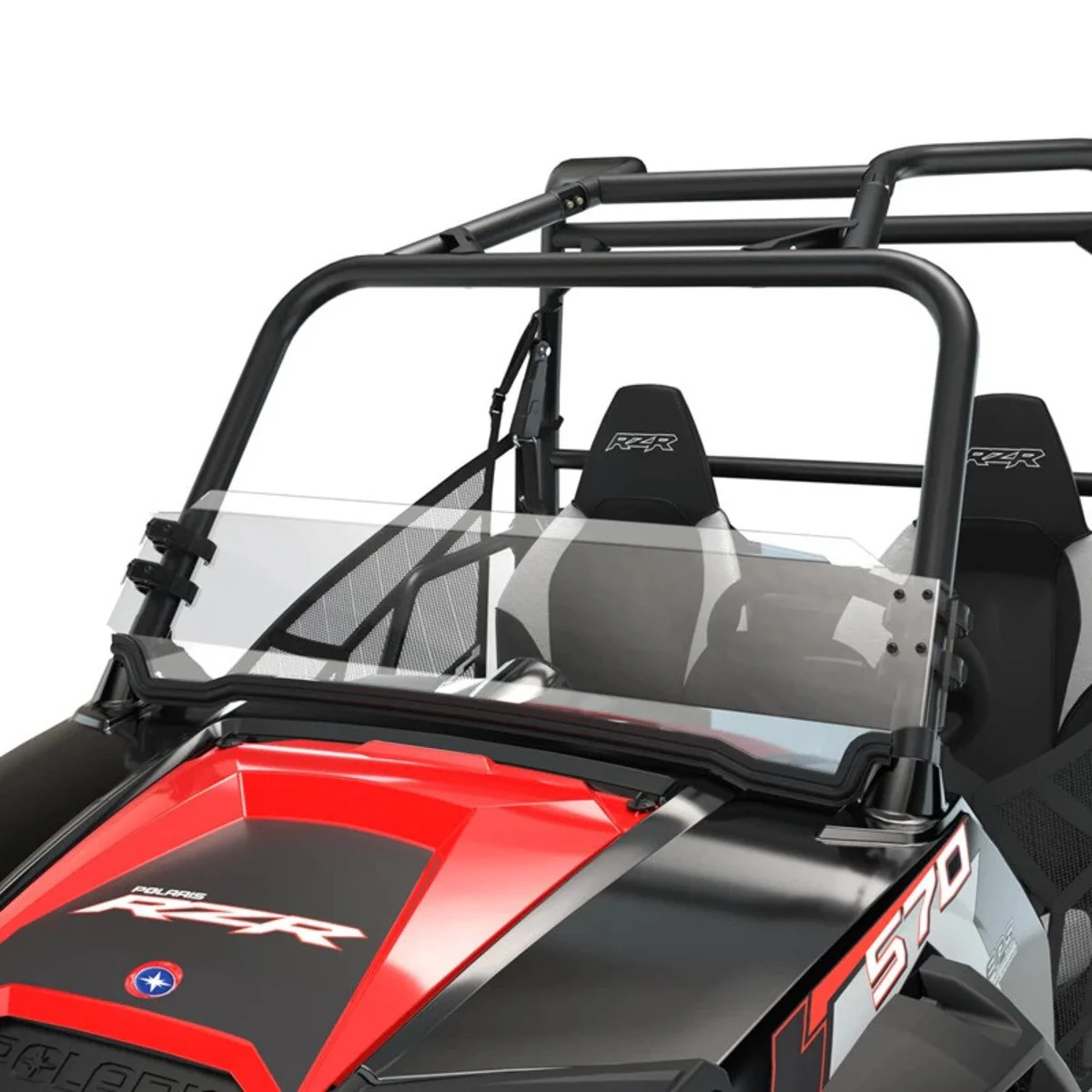 Polaris RZR 570/900 Half Windshield - Poly - Image 2