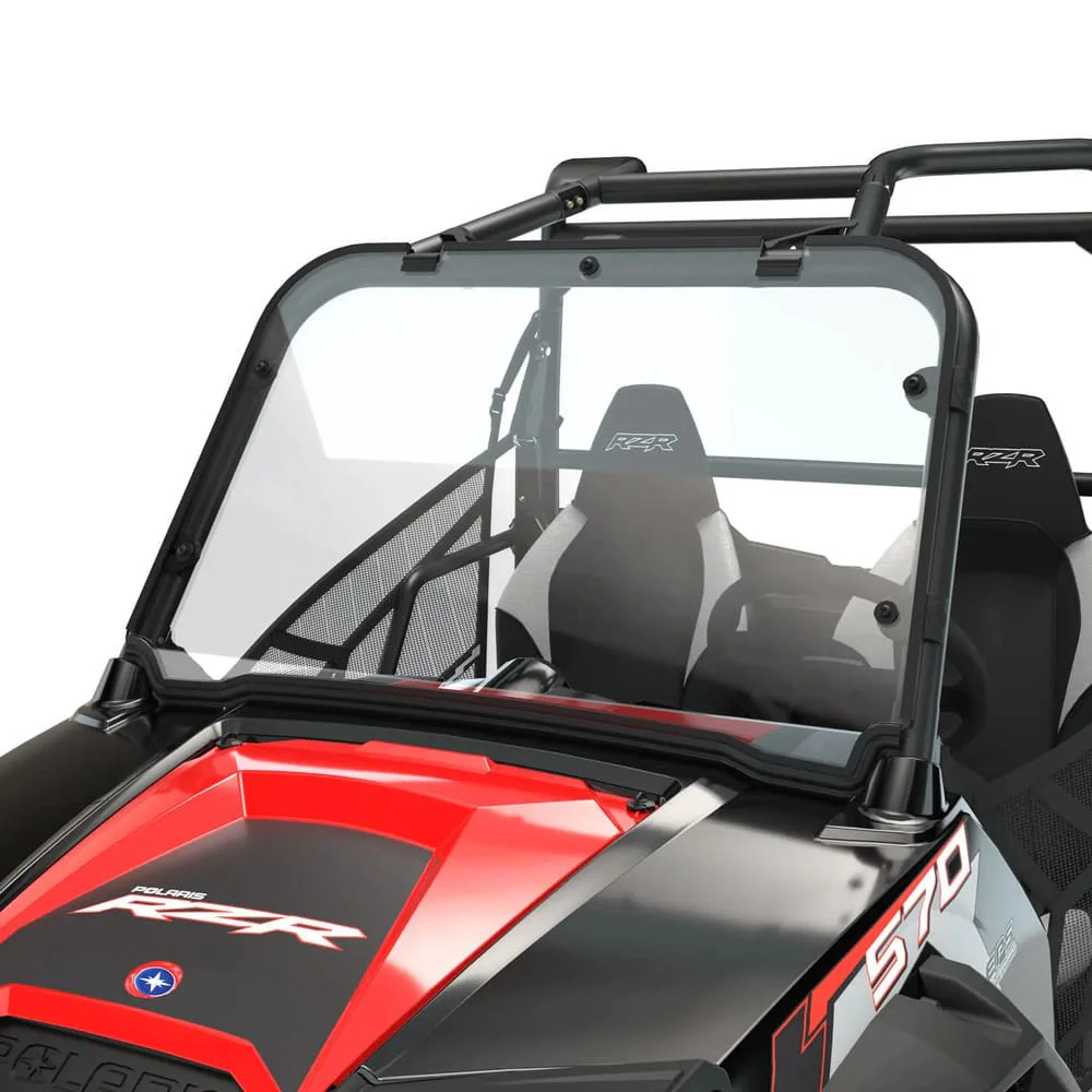 Polaris RZR Lock & Ride Full Windshield - Poly - Image 2