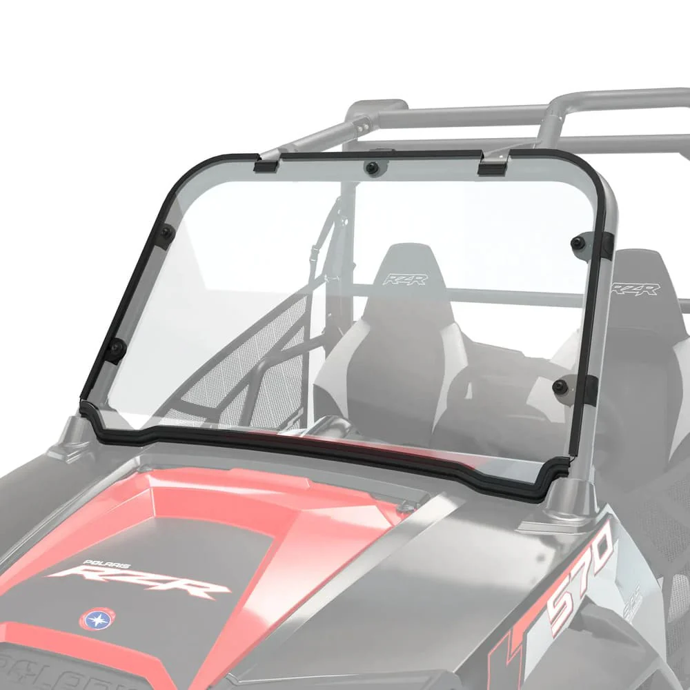 Polaris RZR Lock & Ride Full Windshield - Poly - Image 3