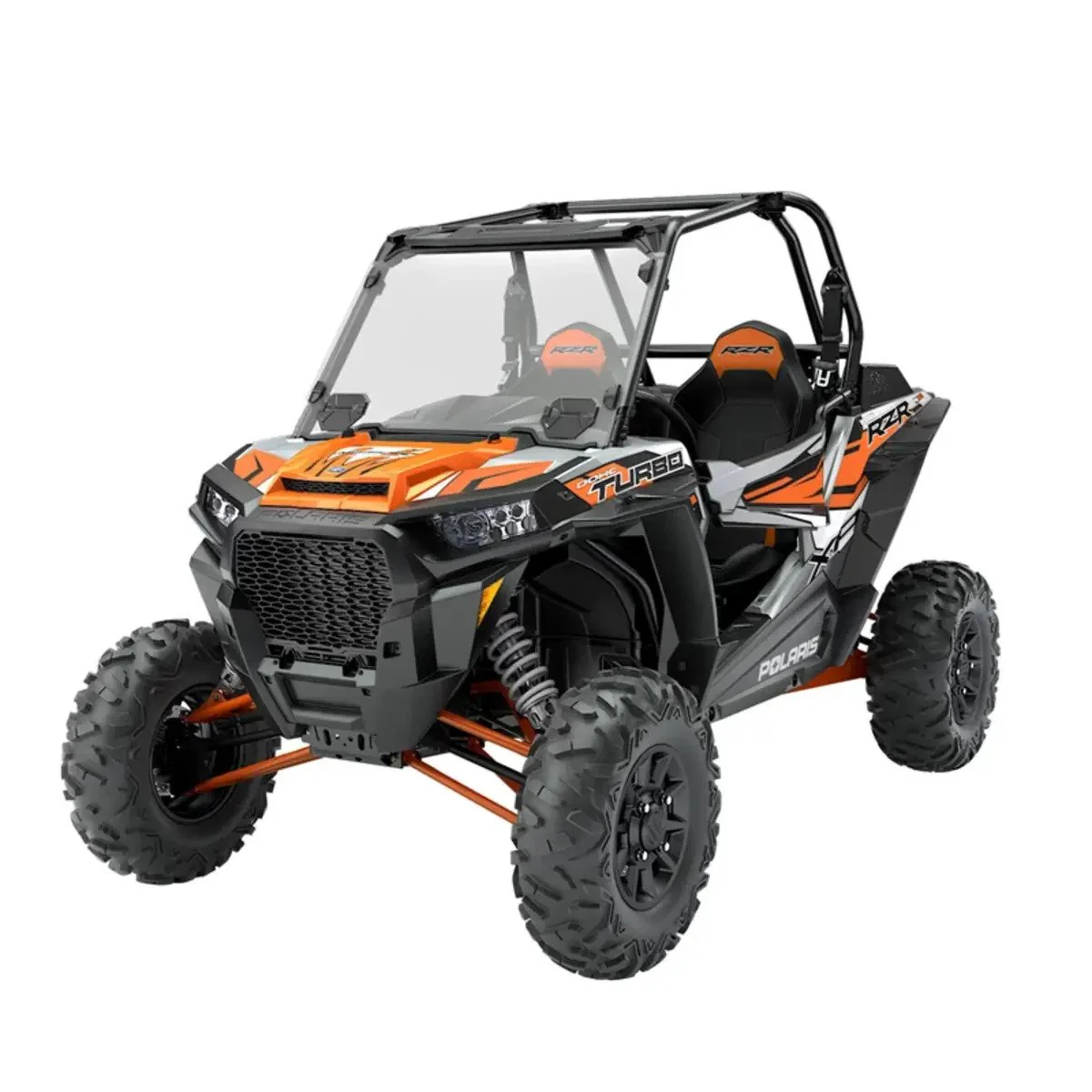 Polaris RZR Polycarbonate Vented Full Windshield - Clear - Image 4