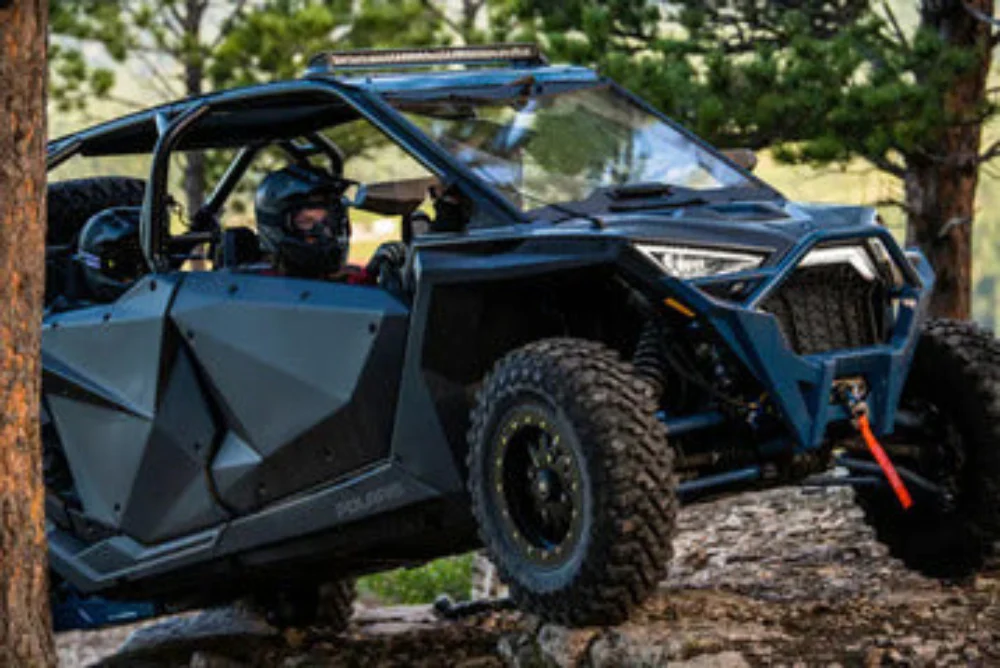 Polaris RZR Pro R 4 Front & Rear Aluminum Lower Doors - Set of 2 - Image 2