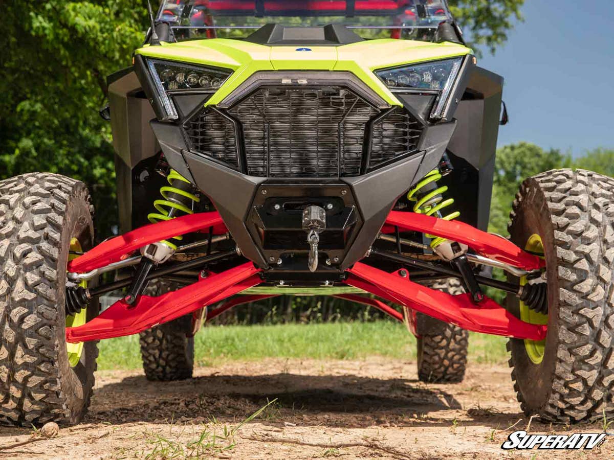 SuperATV Polaris RZR Turbo R Winch Mounting Plate - Image 4