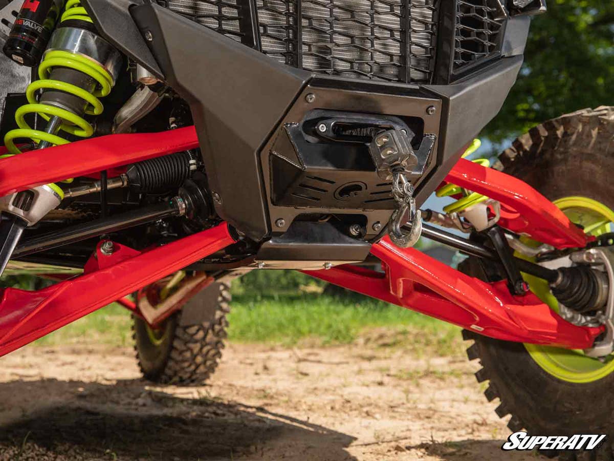 SuperATV Polaris RZR Turbo R Winch Mounting Plate - Image 6