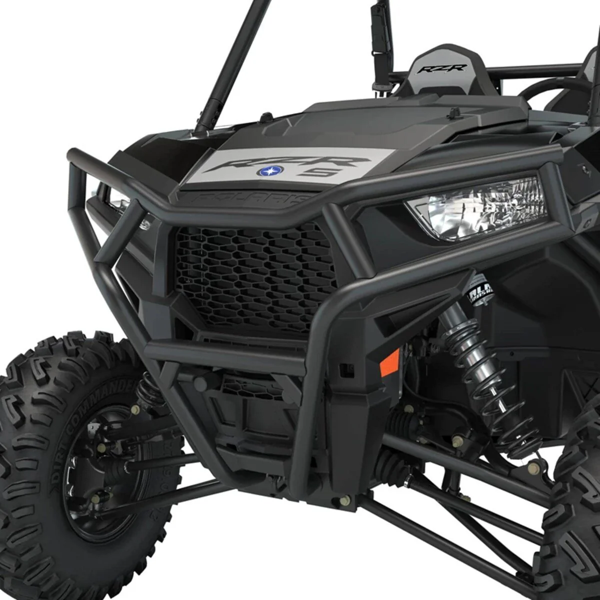 Polaris RZR XP Turbo Front Deluxe Bumper - Black - Image 3