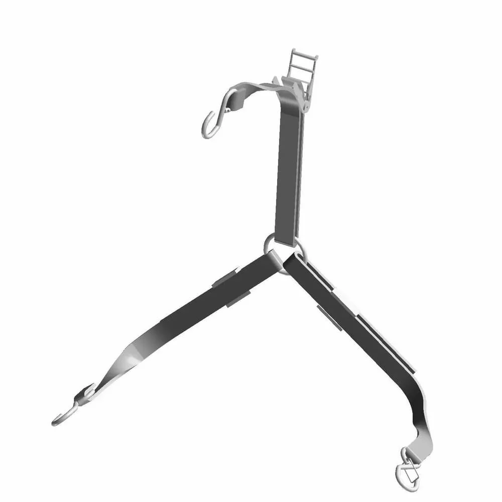 Polaris Spare Tire Ratcheting Y-Straps - 1.5 Inch - Image 2
