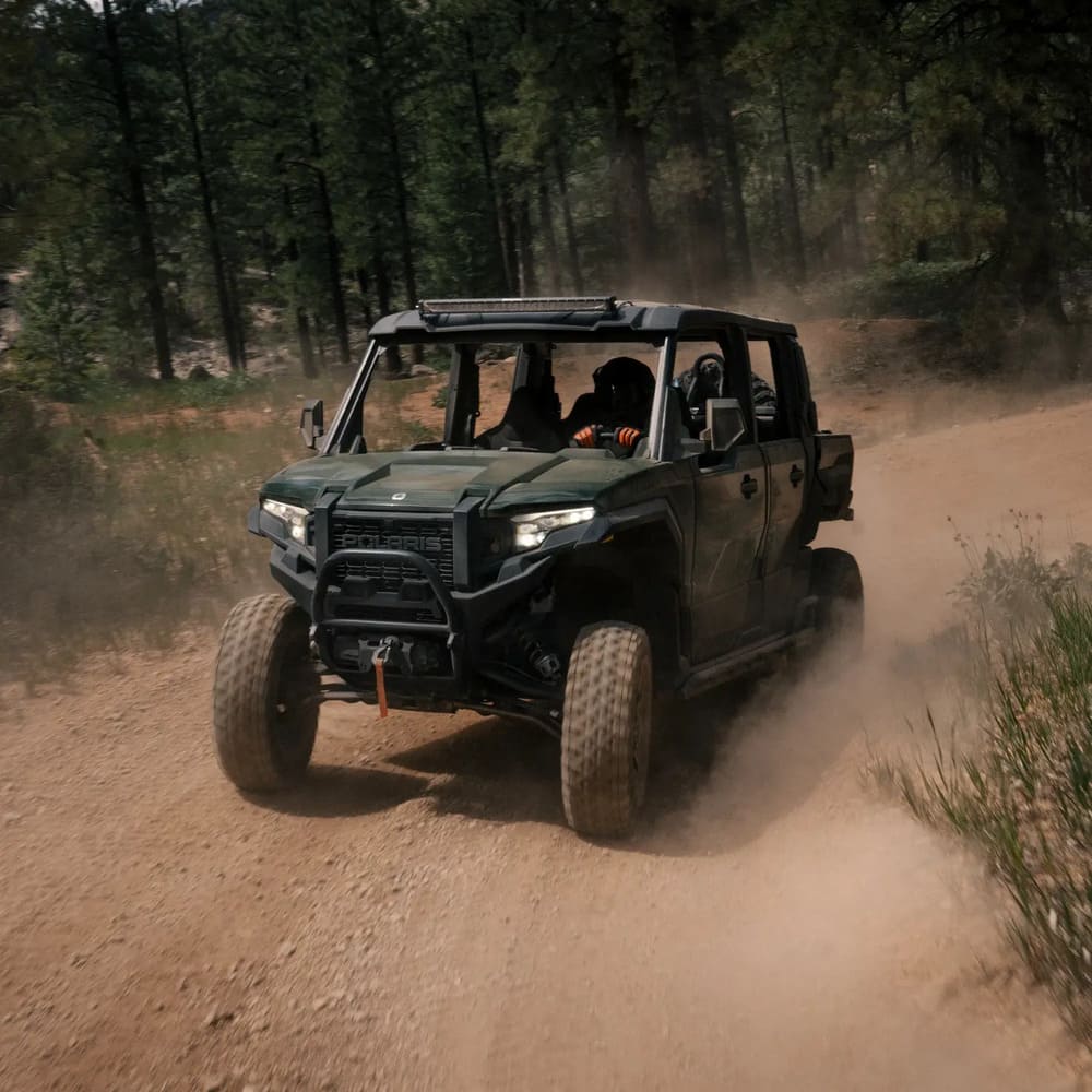 Polaris Xpedition Side View Adjustabale Folding Mirrors Vehicle Mounted Frame - 2 Set - Image 2