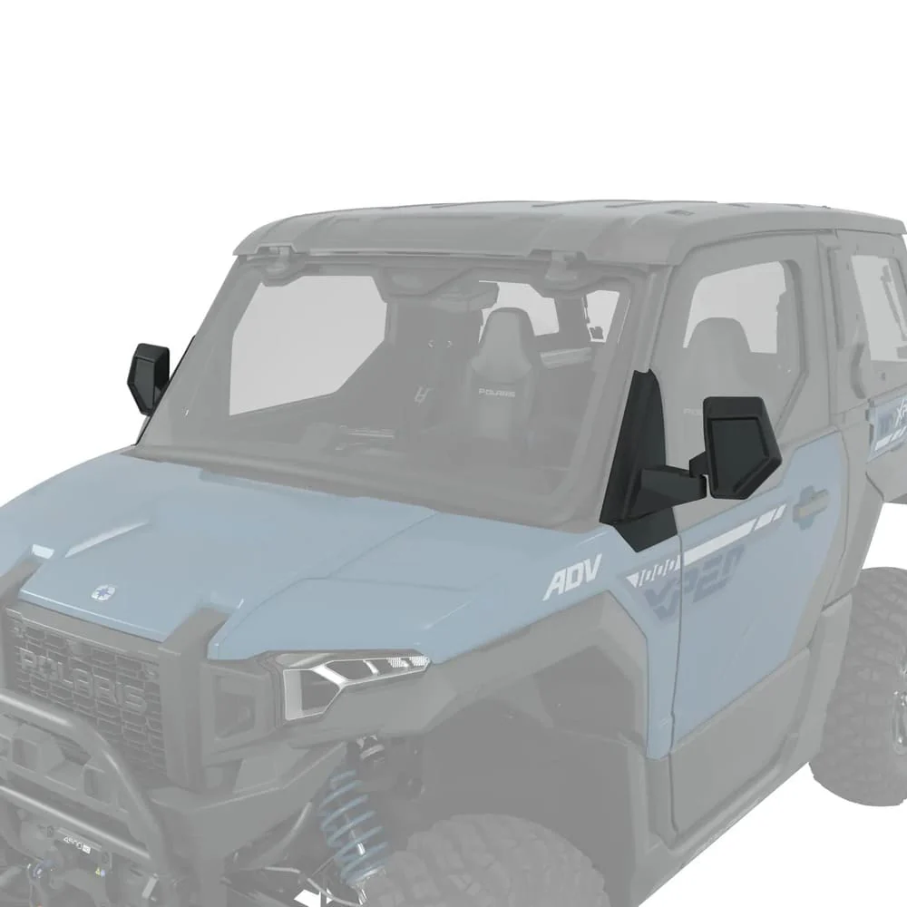 Polaris Xpedition Side View Adjustabale Folding Mirrors Vehicle Mounted Frame - 2 Set - Image 5