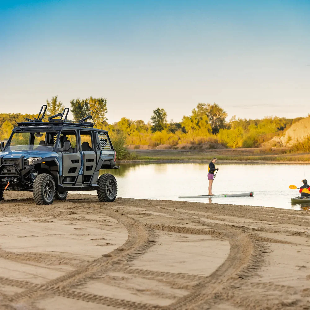 Polaris Xpediton Skeleton Rear Steel Half Doors - Set of 2 - Image 2