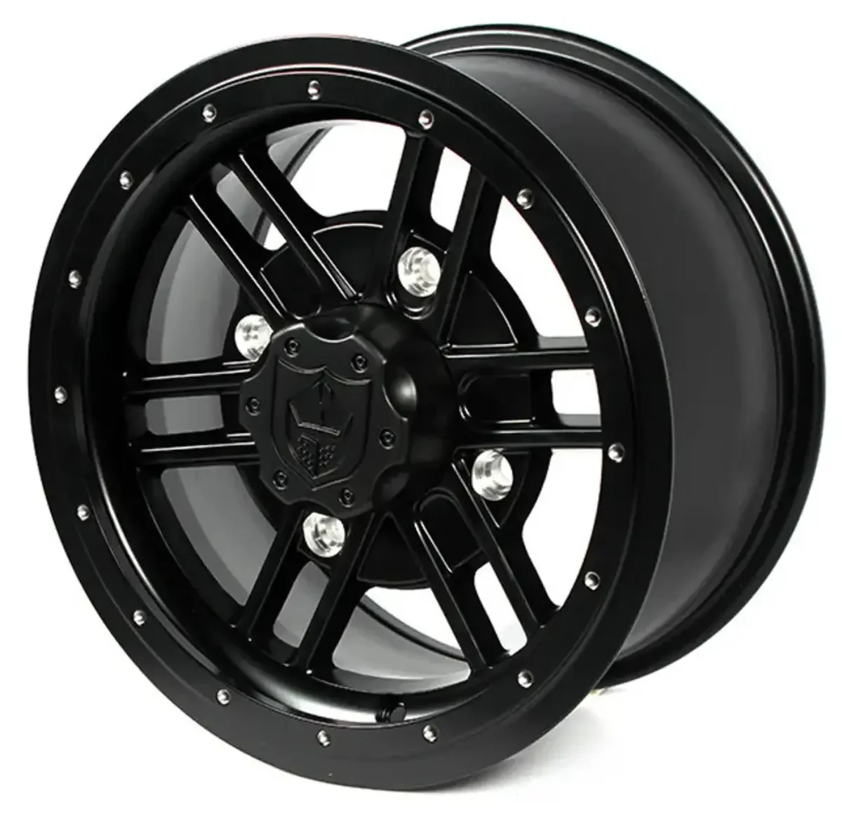 Pro Armor 14x7 (4x156) Force Beadlock Wheels - Matte Black - Image 2