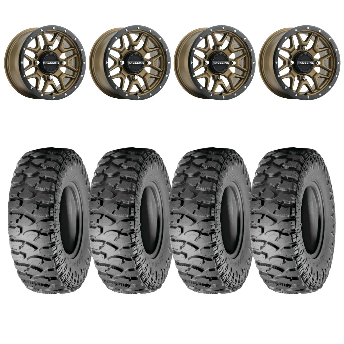 Raceline A94BZ Krank Simulated Beadlock & Atturo Trail Blade Boss Wheel & Tire Kit