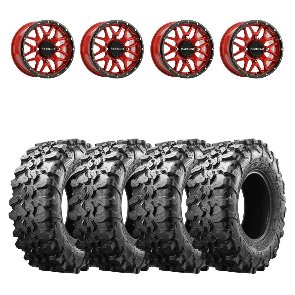 Raceline A94R Krank Simulated Beadlock & Maxxis Carnivore Radial Wheel & Tire Kit