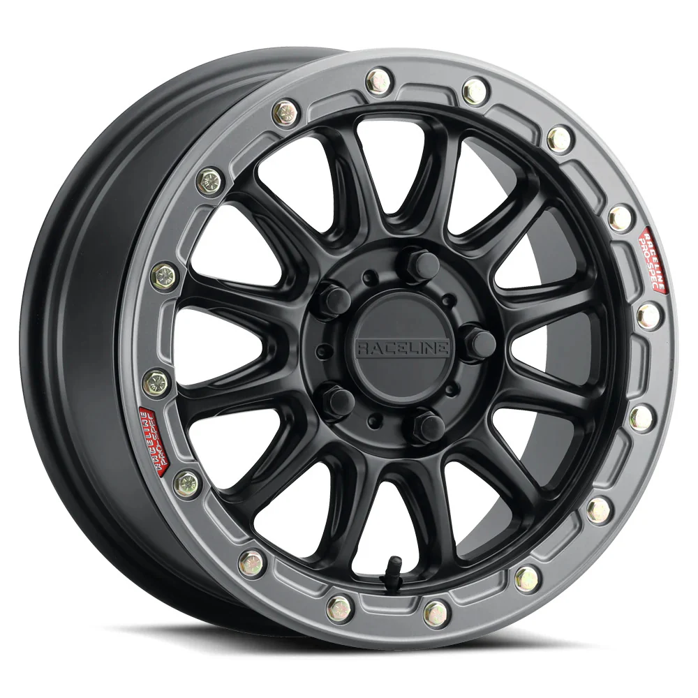 Raceline Black/Gunmetal A14BG Alpha BeadLock & System 3 RT320 Radial Wheel & Tire Kit - Image 2